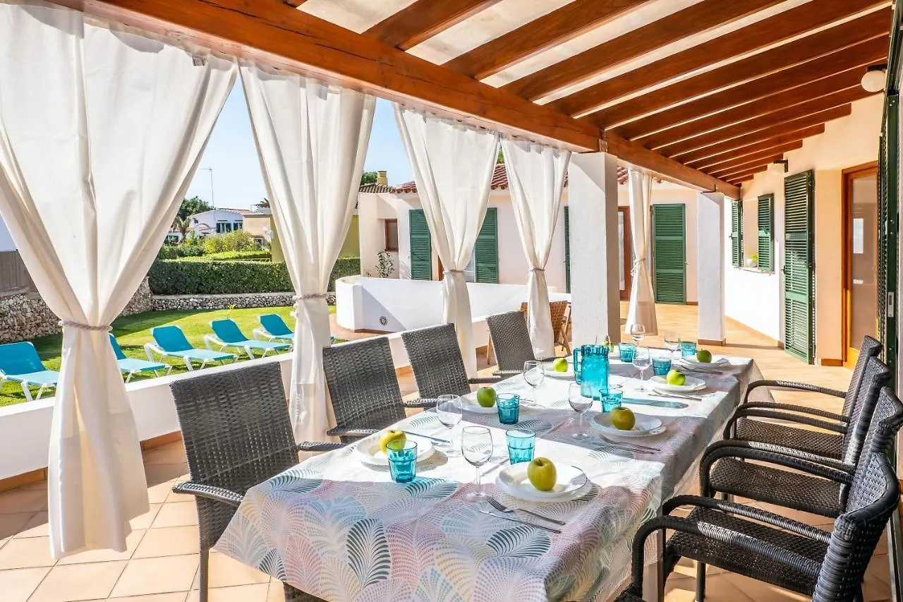 Seaside Villa Ciutadella: Beach-Nearby Retreat with Pool and Wi-Fi Sa Caleta Spain